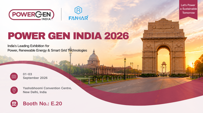 Zapowiedź wystawy | FANHAR Electronics zadebiutuje na targach POWERGEN India 2026 – stoisko E.20, serdecznie zapraszamy do odwiedzenia